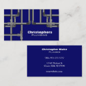 Klempnerarbeit-Visitenkarten Visitenkarte (Vorne/Hinten)