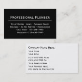 Klempnerarbeit-Visitenkarten Visitenkarte (Vorne/Hinten)