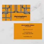 Klempnerarbeit-Visitenkarten Visitenkarte (Vorne/Hinten)