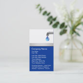 Klempnerarbeit-Visitenkarten Visitenkarte (Stehend Vorderseite)