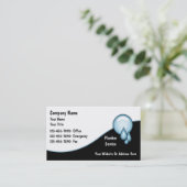 Klempnerarbeit-Visitenkarten Visitenkarte (Stehend Vorderseite)