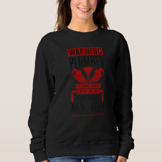 Klempnerarbeiten Klempner Vintage Klempner Warnung Sweatshirt