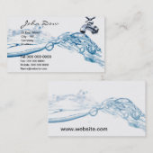 KlempnerarbeitfirmaVisitenkarte v1 Visitenkarte (Vorne/Hinten)