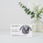 Klempnerarbeitkarten Visitenkarte (Stehend Vorderseite)