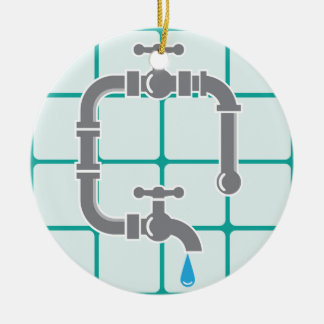 Klempnerarbeitrohr Keramikornament