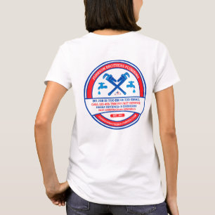 Klempnerbetrieb für Frauen anpassen T-Shirt