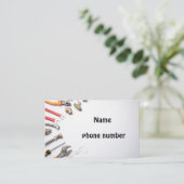 Klempnerbetriebskarte Visitenkarte (Stehend Vorderseite)