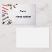 Klempnerbetriebskarte Visitenkarte (Vorne/Hinten)