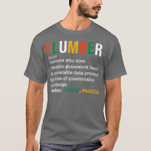 Klempnerbezeichnung "Funny Plumber" T-Shirt