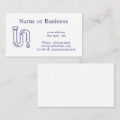 Klempnerbild Visitenkarte (Vorne/Hinten)