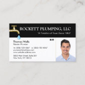 Klempnerbohrer - Foto-Bohrmaschine C Visitenkarte (Vorderseite)