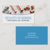 Klempnerei Faucet Wasser Handyman Wartung Visitenkarte (Vorne/Hinten)