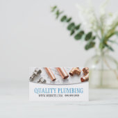 Klempnerei Faucet Wasser Handyman Wartung Visitenkarte (Stehend Vorderseite)