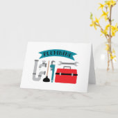 Klempnerei Karte (Gelbe Blume)