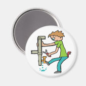 Klempnerei Magnet (Vorderseite/Rückseite)