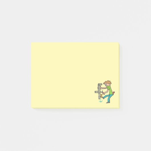 Klempnerei Post-it Klebezettel (Vorderseite)