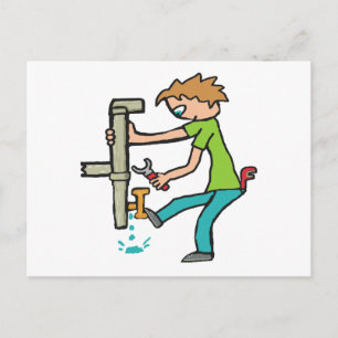 Klempnerei Postkarte