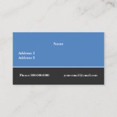 Klempnerei Visitenkarte (Rückseite)