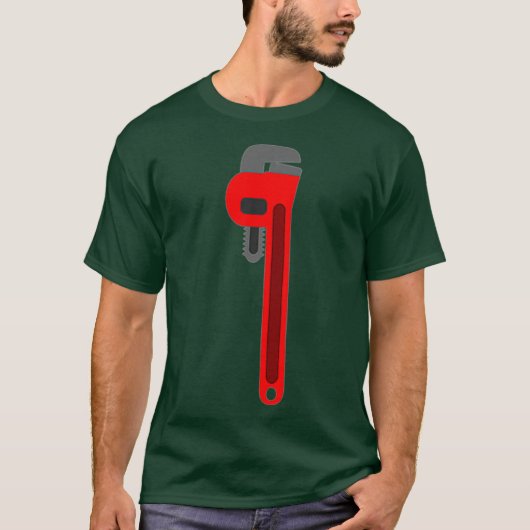 Klempnergeschenk Pipefitter Pipe Wrench Premium T-Shirt (Vorderseite)