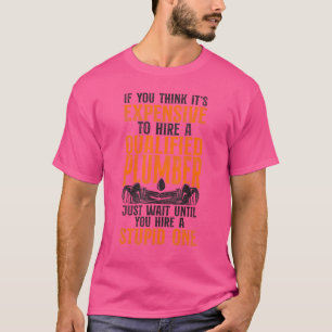 Klempnerinstallation Klempner Vintage Wenn Sie den T-Shirt