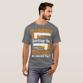 Klempnerleben Nein Ja, ich kann das Klempnerwerk r T-Shirt (Vorne ganz)