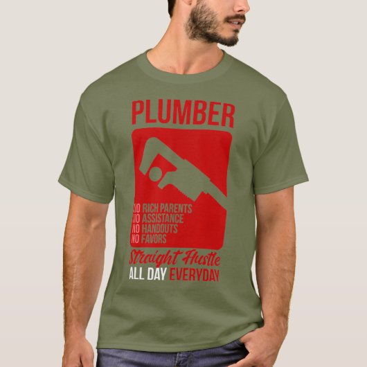 Klempnerlebensdauer - Geringe Stoßdämpfer T-Shirt (Vorderseite)