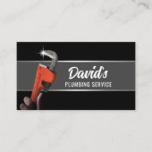 Klempnerleitung Berufliches Klempnerschwein Visitenkarte (Vorderseite)