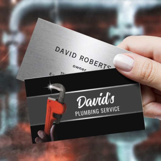 Klempnerleitung Berufliches Klempnerschwein Visitenkarte