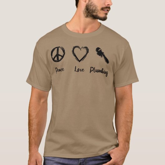 Klempnerliebe Freunde T-Shirt (Vorderseite)
