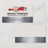 Klempnerlogo Visitenkarte (Vorne/Hinten)