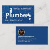 Klempnerpfeife Visitenkarte (Vorne/Hinten)