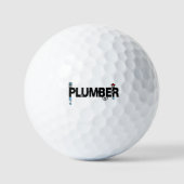 Klempnerpfeifen Golfball (Vorderseite)