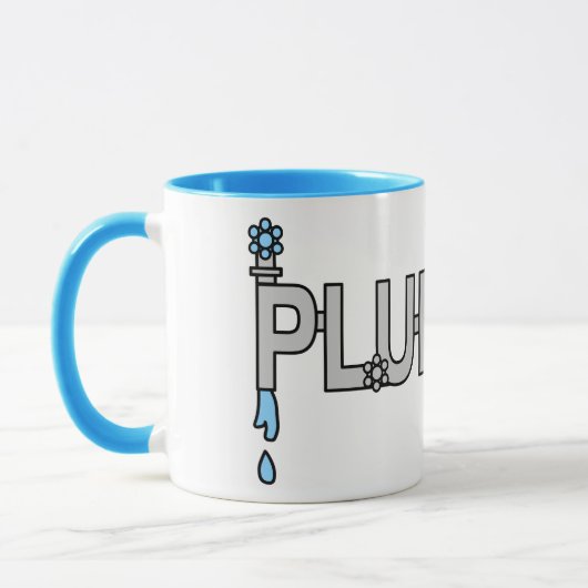 Klempnerpfeifen Tasse (Links)