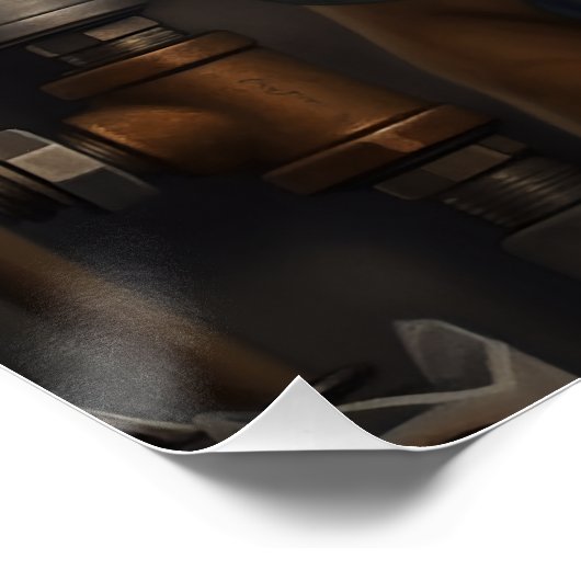 Klempnerportrait Poster (Ecke)