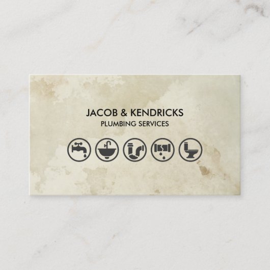 Klempnerreparatur für Zuhause Visitenkarte (Vorderseite)