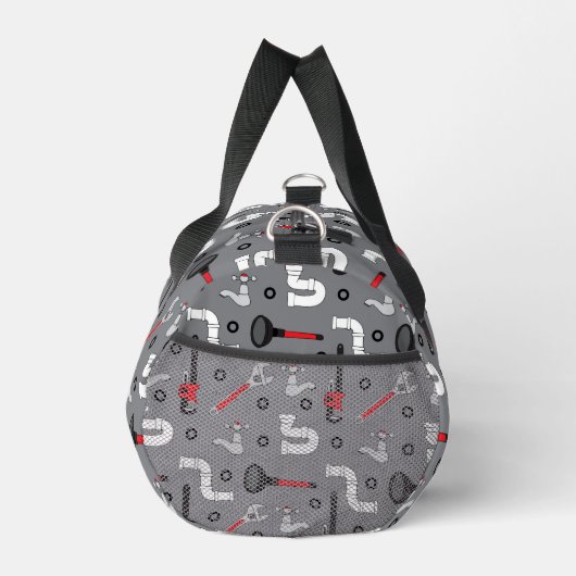 Klempnerrohre Gemustertes Monogramm Duffle Bag (Rechts)