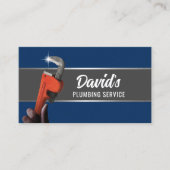 Klempnerschlauch, Berufliches Klempnerschiff Visitenkarte (Vorderseite)