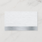 Klempnerschlüssel Visitenkarte (Rückseite)