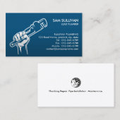 Klempnerschlüssel Visitenkarte (Vorne/Hinten)