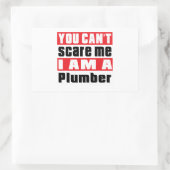 Klempnerschutzdesigns Rechteckiger Aufkleber (Tasche)