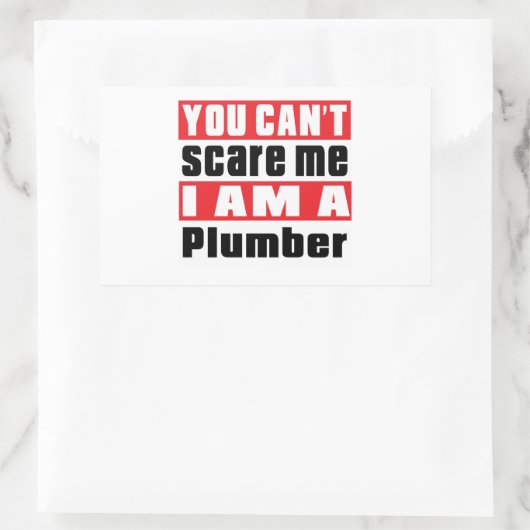 Klempnerschutzdesigns Rechteckiger Aufkleber (Tasche)