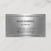 Klempnerservice Faucet-Logo Visitenkarte (Rückseite)