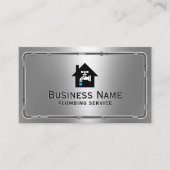 Klempnerservice Faucet-Logo Visitenkarte (Vorderseite)