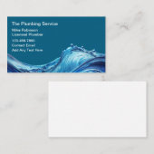 Klempnerservice Moderne Wasserversorgung Visitenkarte (Vorne/Hinten)