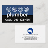 Klempnersignatur Visitenkarte (Vorne/Hinten)