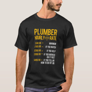 Klempnerstündliche Probenahme für Männer T-Shirt
