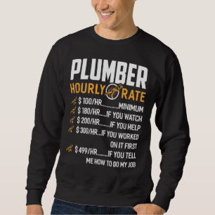 Klempnerstündlicher Klempner-Klempnerschlauch Sweatshirt