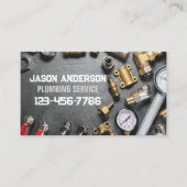 Klempnerwerkzeuge Faucet Handyman Plumper Service Visitenkarte (Vorderseite)