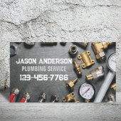 Klempnerwerkzeuge Faucet Handyman Plumper Service Visitenkarte