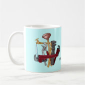 Klempnerwerkzeuge Kaffeetasse (Links)